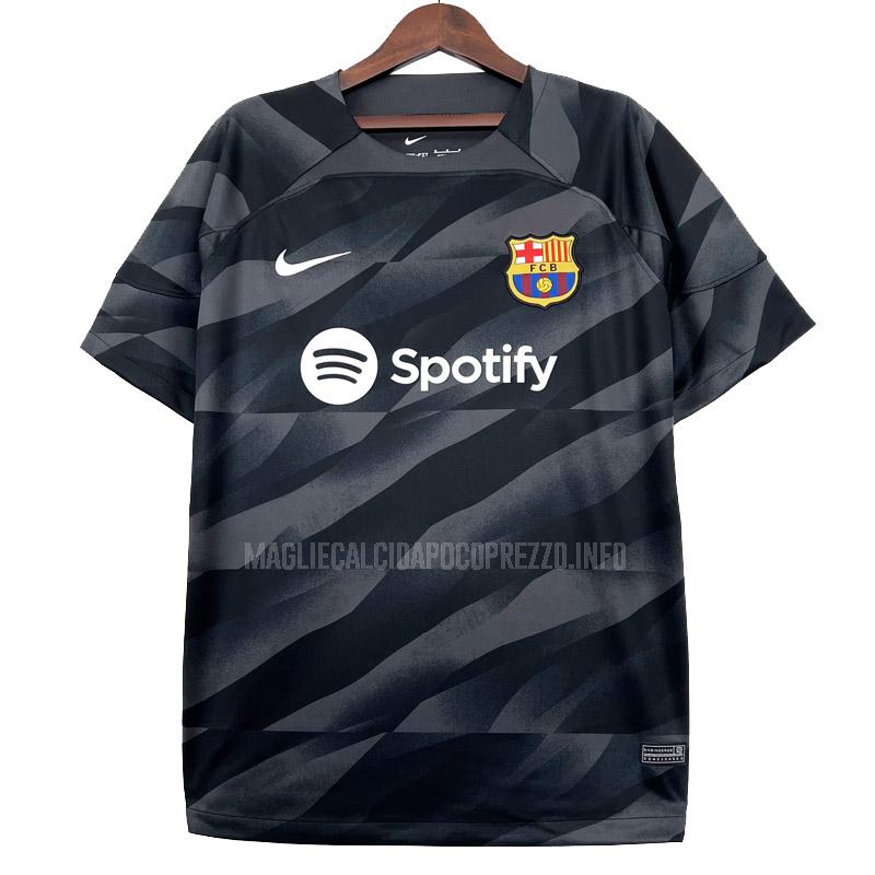 maglietta barcelona portiere nero 2023-24