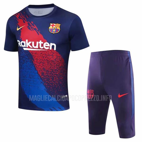 maglietta barcelona pre-match i blu 2019-2020