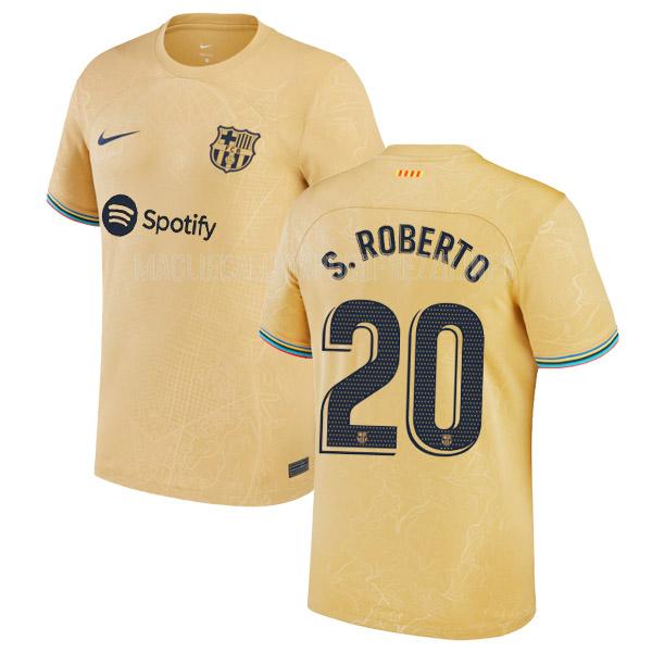 maglietta barcelona s. roberto away 2022-23