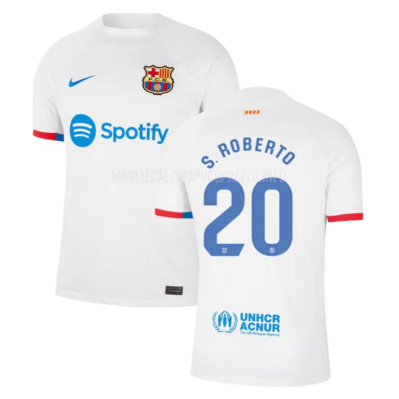 maglietta barcelona s. roberto away 2023-24