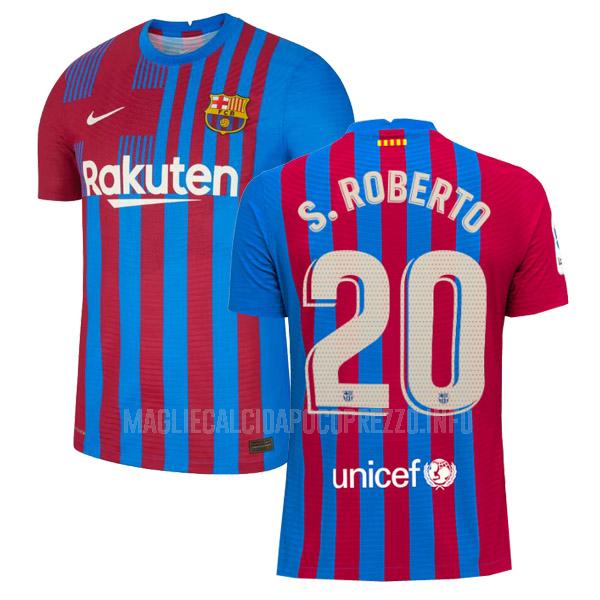 maglietta barcelona s. roberto home 2021-22