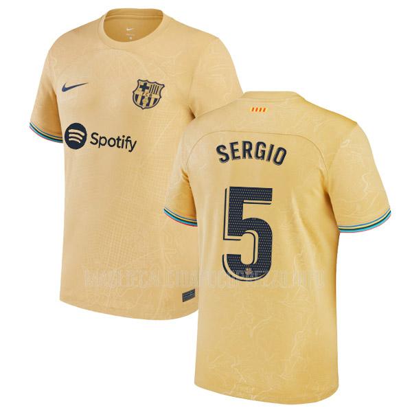 maglietta barcelona sergio away 2022-23