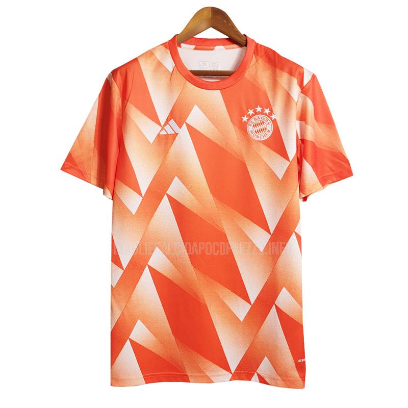 maglietta bayern munich pre-match arancia 2023-24