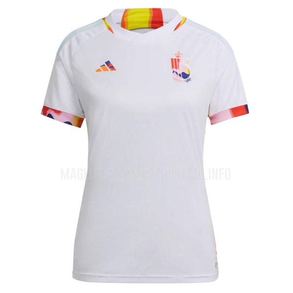 maglietta belgio donna coppa del mondo away 2022