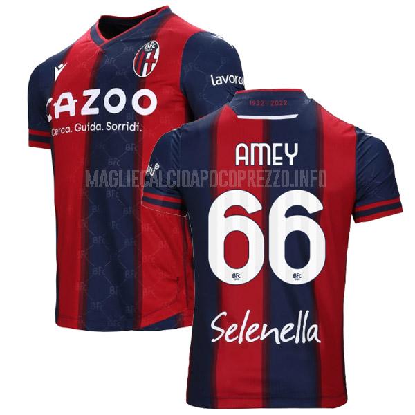maglietta bologna amey home 2022-23
