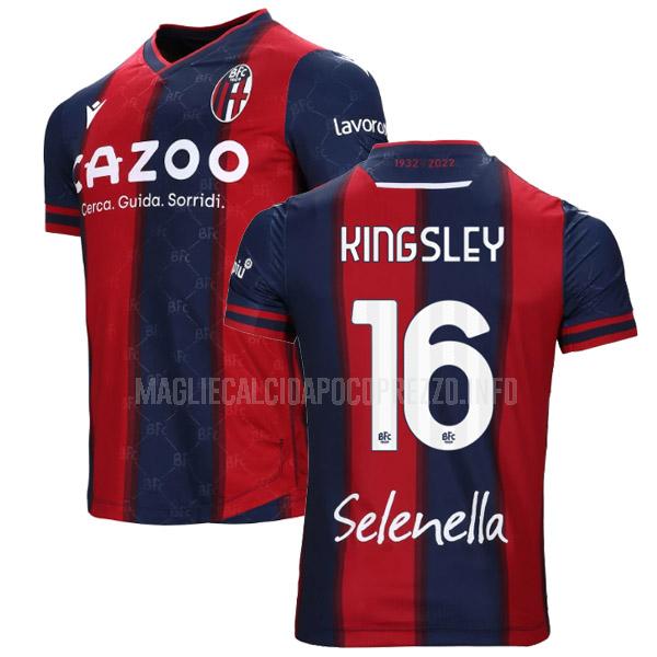 maglietta bologna kingsley home 2022-23