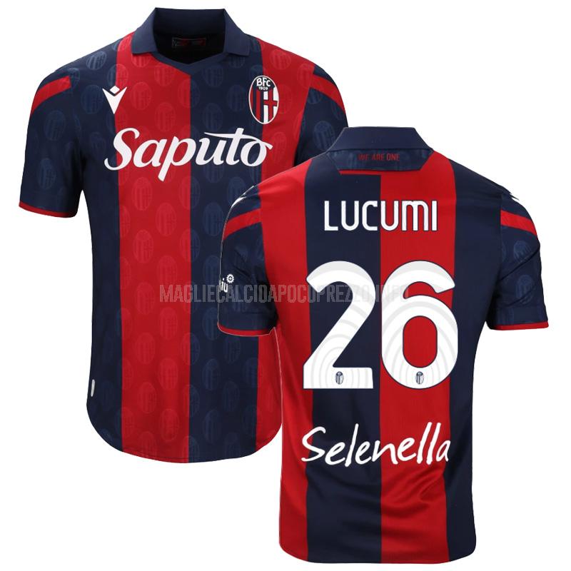 maglietta bologna lucumi home 2023-24