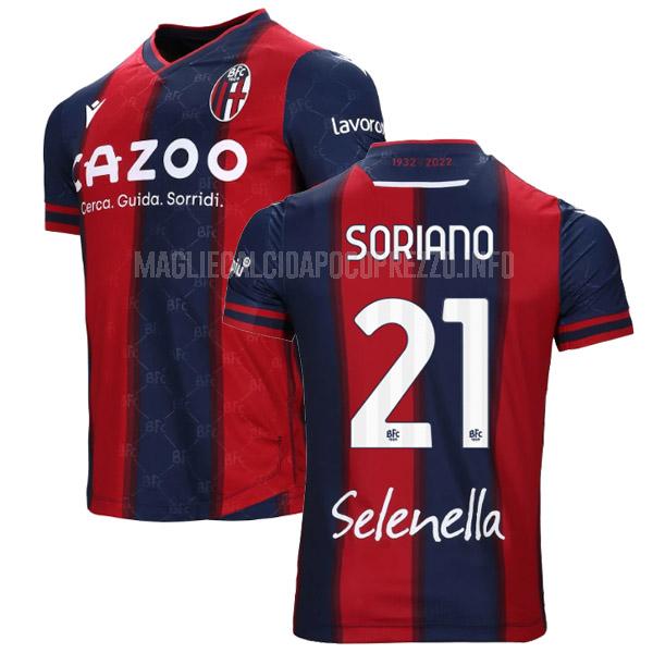 maglietta bologna soriano home 2022-23