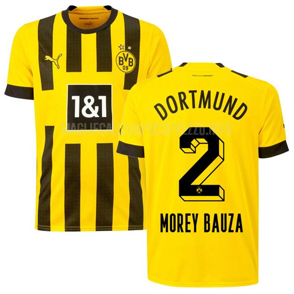maglietta borussia dortmund morey bauza home 2022-23