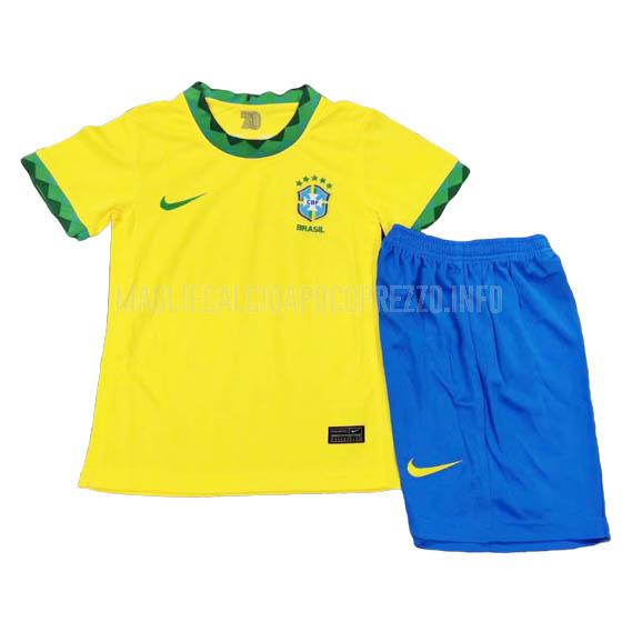 maglietta brasile bambino home 2020-21