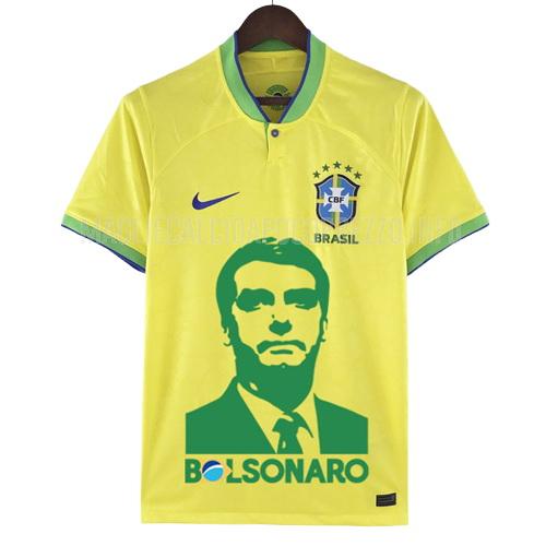 maglietta brasile bolsonaro home 2022