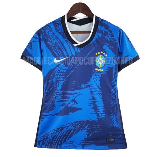 maglietta brasile donna blu bx3 2022