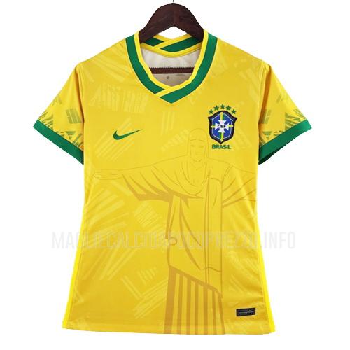 maglietta brasile donna giallo bx1 2022