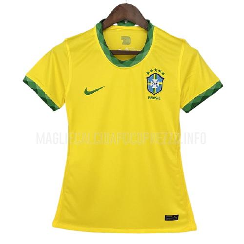 maglietta brasile donna home 2020-21