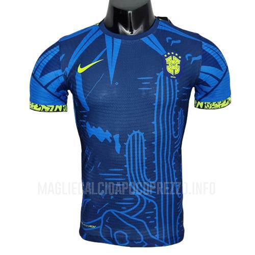 maglietta brasile giocatore edizione bx1 blu 2022