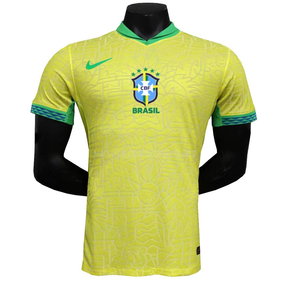 maglietta brasile giocatore edizione home 2024