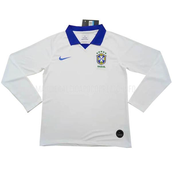 maglietta brasile manica lunga away 2019-2020