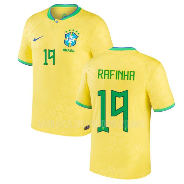 maglietta brasile rafinha coppa del mondo home 2022