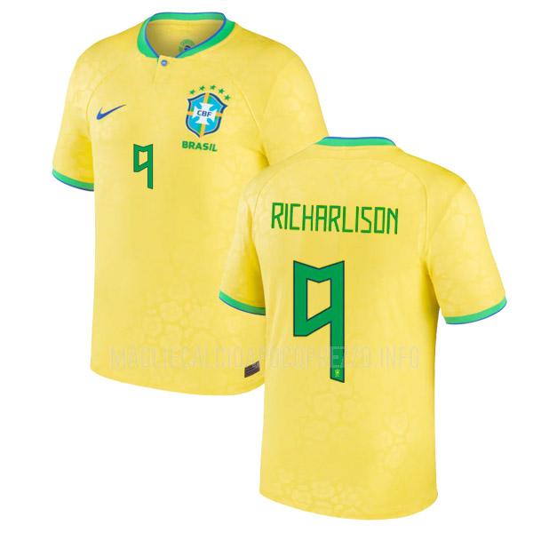 maglietta brasile richarlison coppa del mondo home 2022