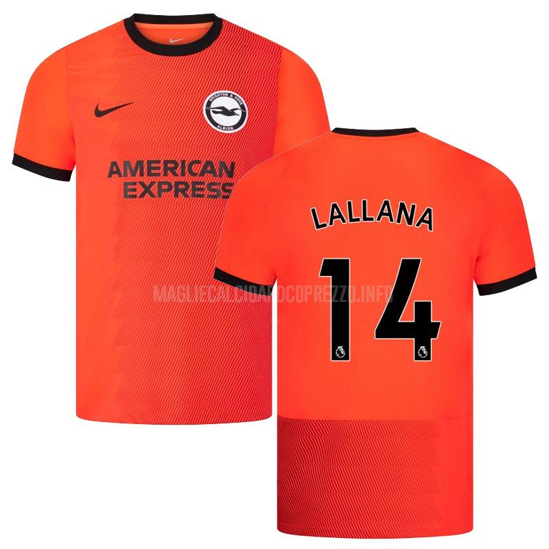 maglietta brighton hove albion lallana away 2022-23