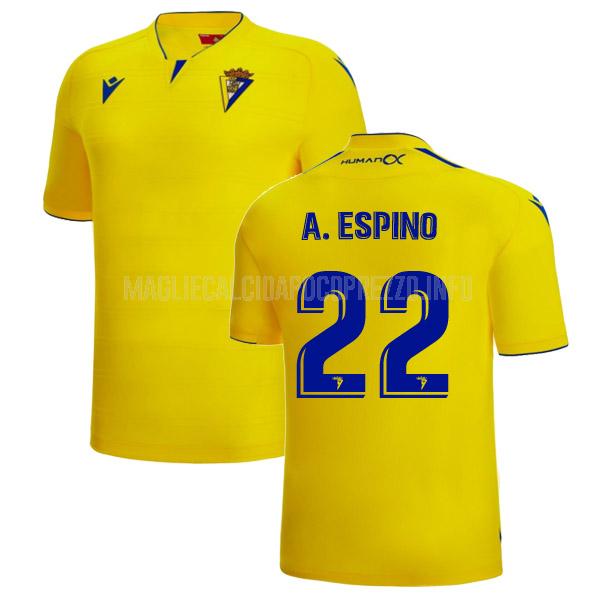 maglietta cadiz a. espino home 2022-23