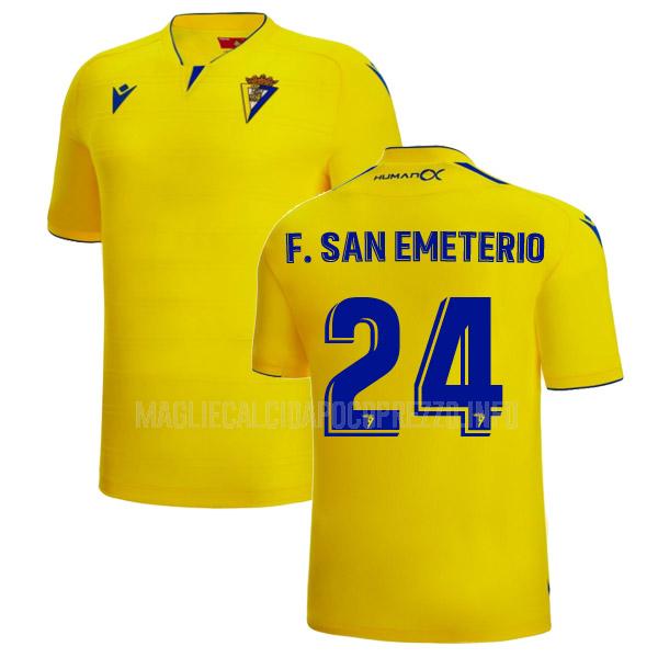 maglietta cadiz f. san emeterio home 2022-23