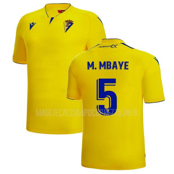 maglietta cadiz m. mbaye home 2022-23