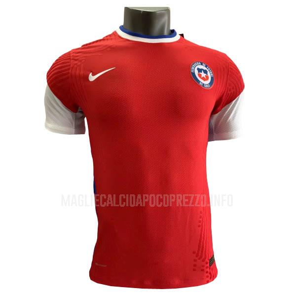 maglietta chile giocatore edizione home 2020-21