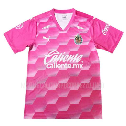 maglietta chivas portiere rosa 2020-21