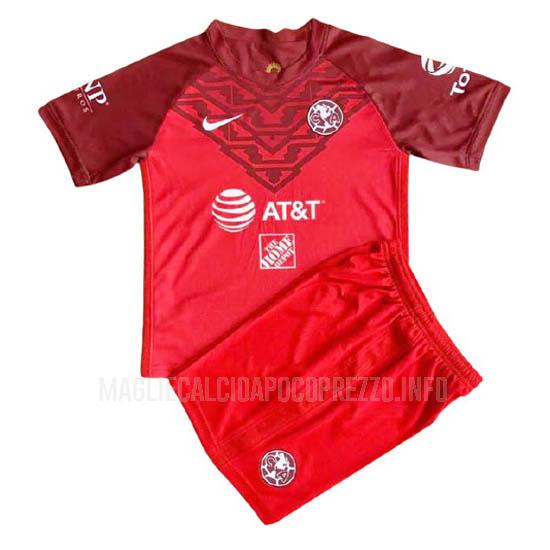 maglietta club america bambino portiere rosso 2021-22
