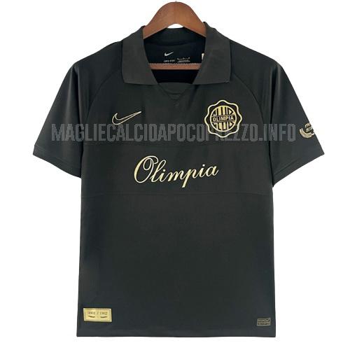 maglietta club olimpia 120 anni anniversario nero 2022