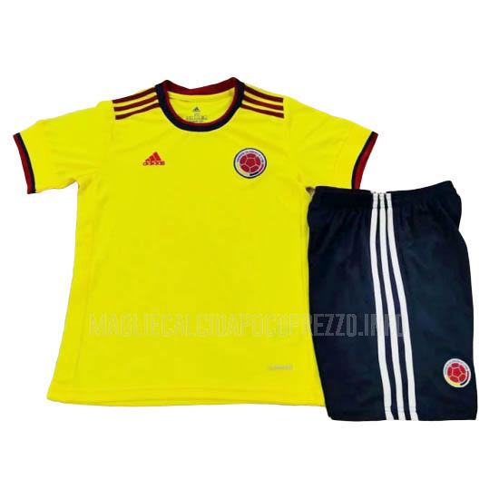 maglietta colombia bambino home 2020-21