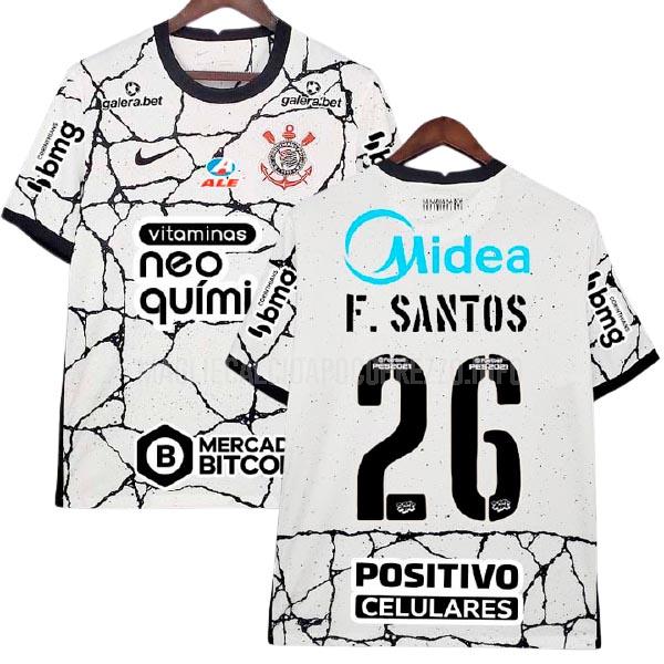 maglietta corinthians f.santos all sponsor home 2021-22
