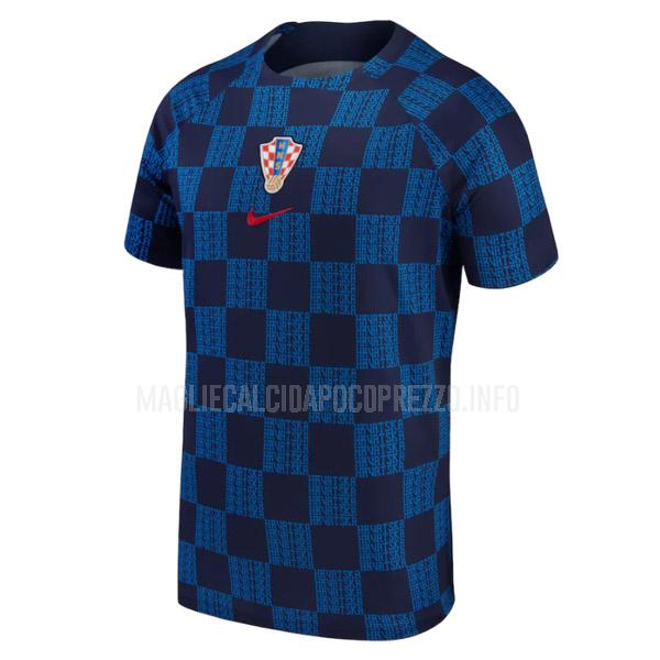 maglietta croazia coppa del mondo pre-match 2022