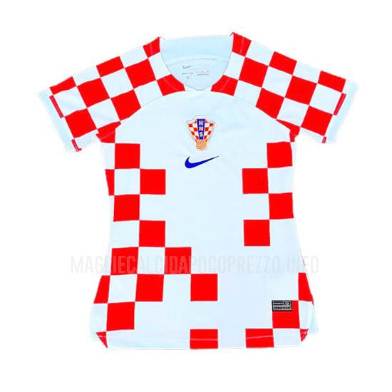 maglietta croazia donna home 2022
