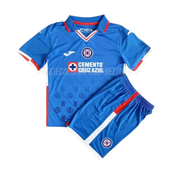 maglietta cruz azul bambino home 2022-23