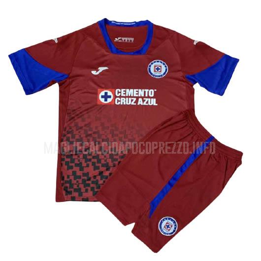 maglietta cruz azul bambino third 2020-21