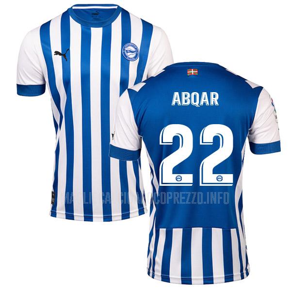 maglietta deportivo alaves abqar home 2022-23