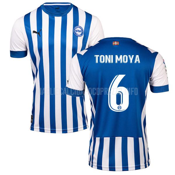 maglietta deportivo alaves toni moya home 2022-23