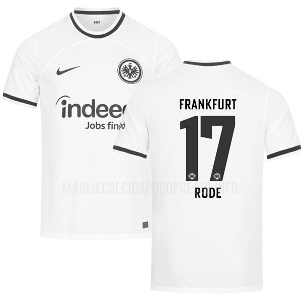 maglietta eintracht frankfurt rode home 2022-23