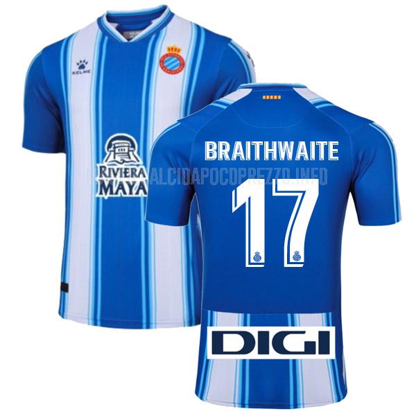maglietta espanyol braithwaite home 2022-23