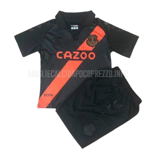 maglietta everton bambino away 2021-22