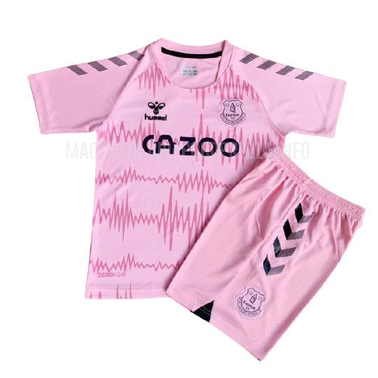 maglietta everton bambino portiere rosa 2020-21