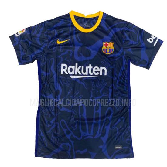maglietta fc barcelona edizione speciale blu 2020-21