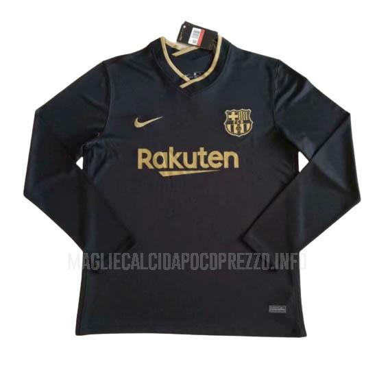 maglietta fc barcelona manica lunga away 2020-21