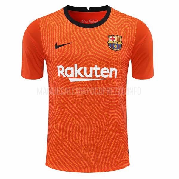 maglietta fc barcelona portiere arancia 2020-21