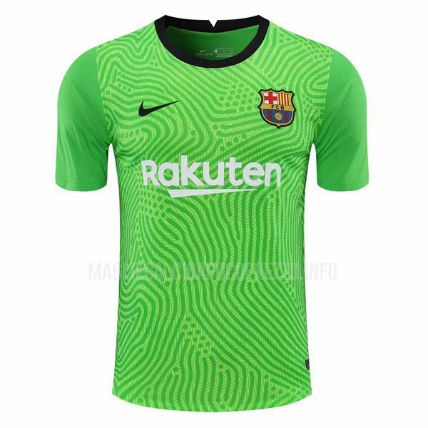 maglietta fc barcelona portiere verde 2020-21