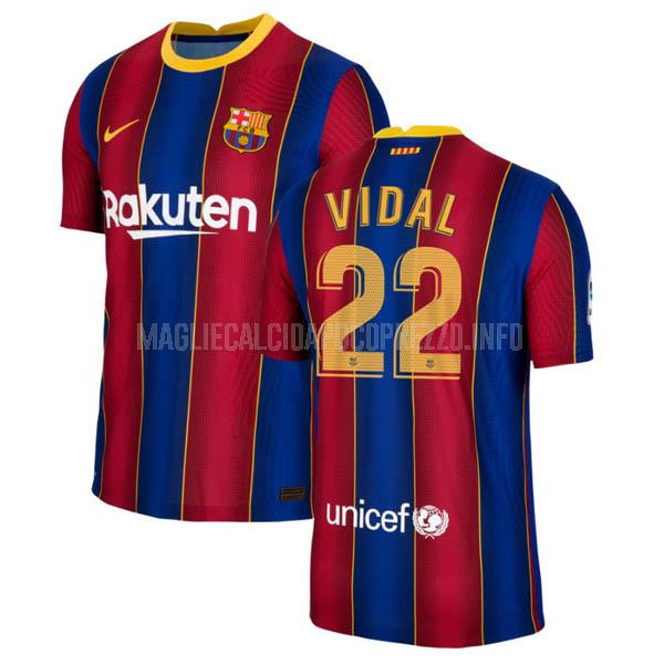 maglietta fc barcelona vidal home 2020-21