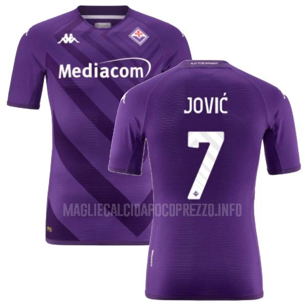 maglietta fiorentina jovic home 2022-23