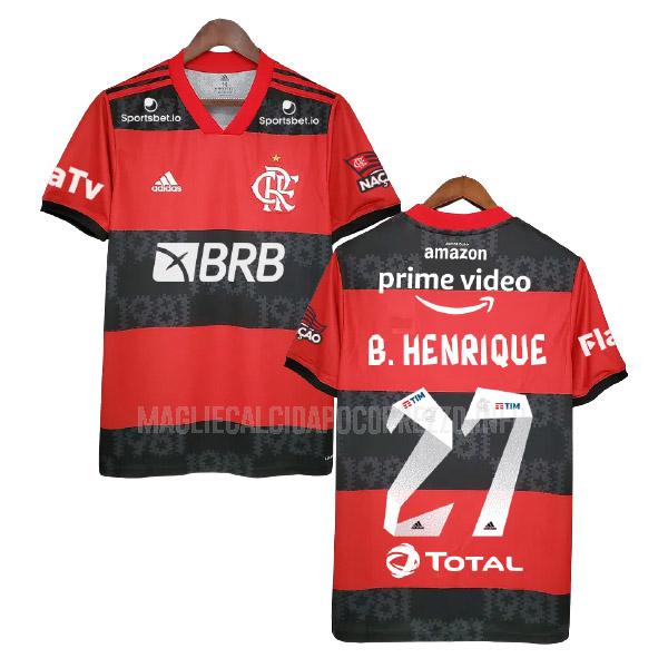 maglietta flamengo b.henrique home 2021-22